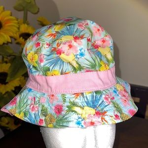 Kids Girls hat floral design New